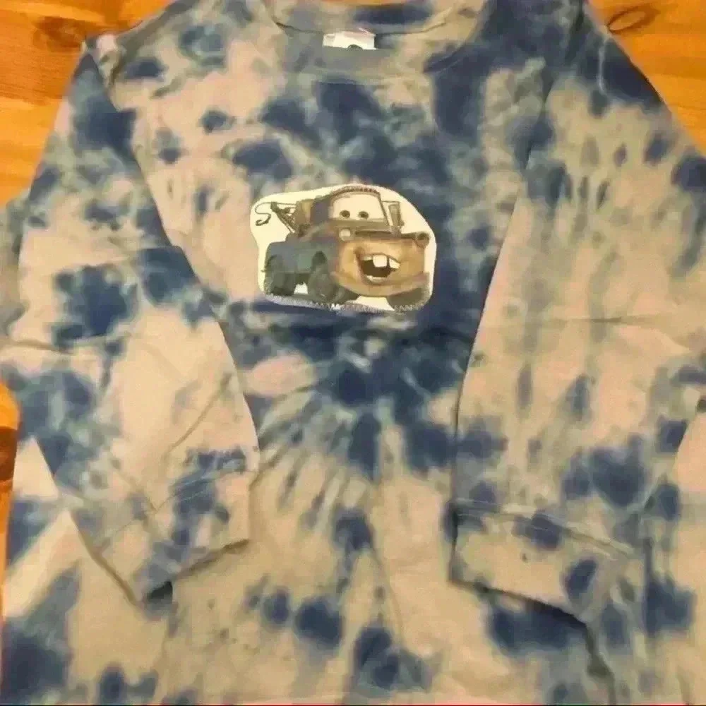 New! Bundle Cars T-shirt and books boy tie dye